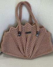 istiridye desen örgü çanta yavru ağzı