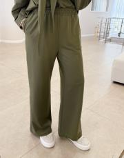 zoe bol paça eşofman altı haki 2