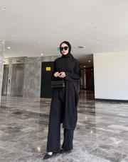 almera taşlı asimetrik tunik siyah 4