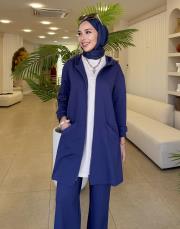 softova kapüşonlu kap indigo 2