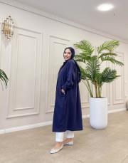 longra uzun basic kap indigo 3