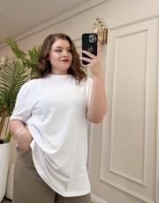 mono kısa kol basic t-shirt beyaz 2