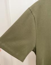 mono kısa kol basic t-shirt haki 5