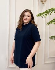 mono kısa kol basic t-shirt lacivert 3