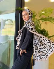 moire desenli silk şal 08