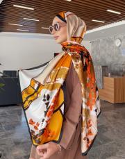 moire desenli silk şal 011