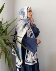 moire desenli silk şal 014