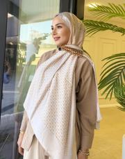 moire desenli silk şal 016 3