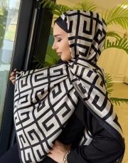moire desenli silk şal 019 3