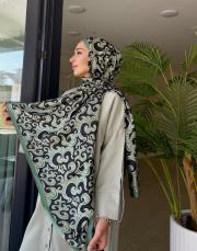 moire desenli silk şal 020 3
