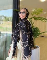 moire desenli silk şal 022 2