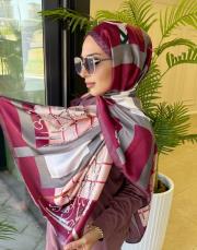 moire desenli silk şal 026 4