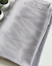 moire desenli simli şal gri