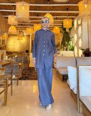 luva tencel gömlek indigo 3