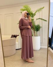 ince basic etekli takım mürdüm 3