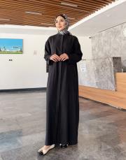 luis uzun tencel ferace siyah