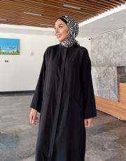 luis uzun tencel ferace siyah 4