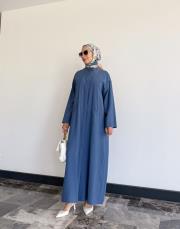 luis uzun tencel ferace indigo