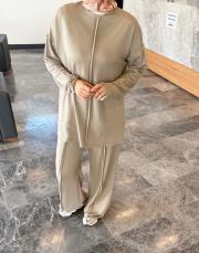 dikiş detay basic takım haki 4