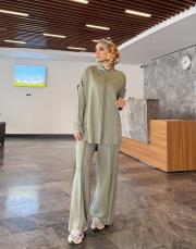 dikiş detay basic takım mint 3