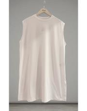 venna sıfır kol uzun basic içlik beyaz