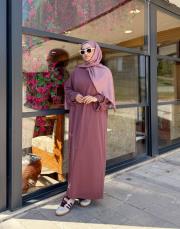 ince basic elbise mürdüm