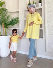 elvis basic sweat sarı