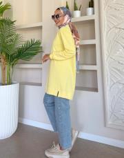 elvis basic sweat sarı 3