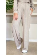 solea örme palazzo pantolon vizon 4