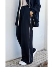 calira biye detay bol paça eşofman atlı lacivert