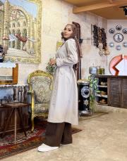 vesso tasarım trench bej 2