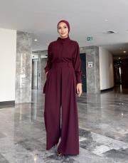 pelerin detay tulum bordo 2