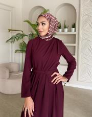 elbise tulum bordo 4