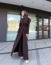 elbise tulum kahve 2