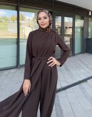 elbise tulum kahve 5