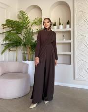 elbise tulum kahve 6