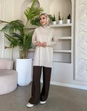 jeyla ince basic triko tunik taş 4