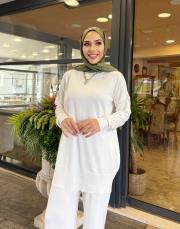jeyla ince basic triko tunik ekru 4