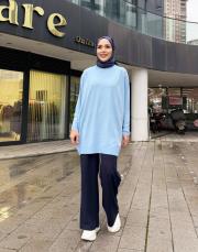 serpme taşlı kazak bebe mavisi 3