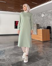 oliva basic uzun sweat mint 2