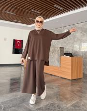 plaza oysho takım kahve