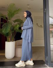 plaza oysho takım mavi 4