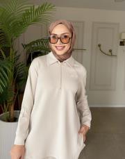 yakası fermuar detaylı takım taş 4