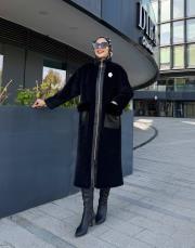 deri geçişli angora kaban siyah