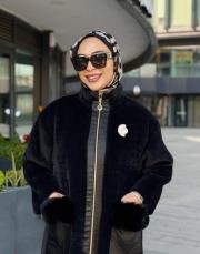 deri geçişli angora kaban siyah 4