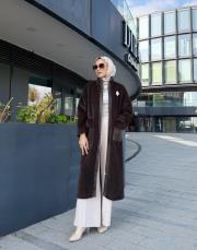 deri geçişli angora kaban kahve 4