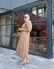 triko elbise vizon 2