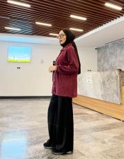 çıtçıt detay bomber ceket bordo 5