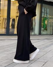 miso nervürlü eşofman altı siyah 3