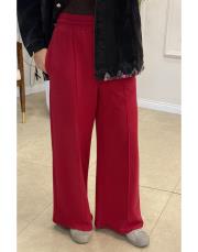 miso nervürlü eşofman altı bordo 2